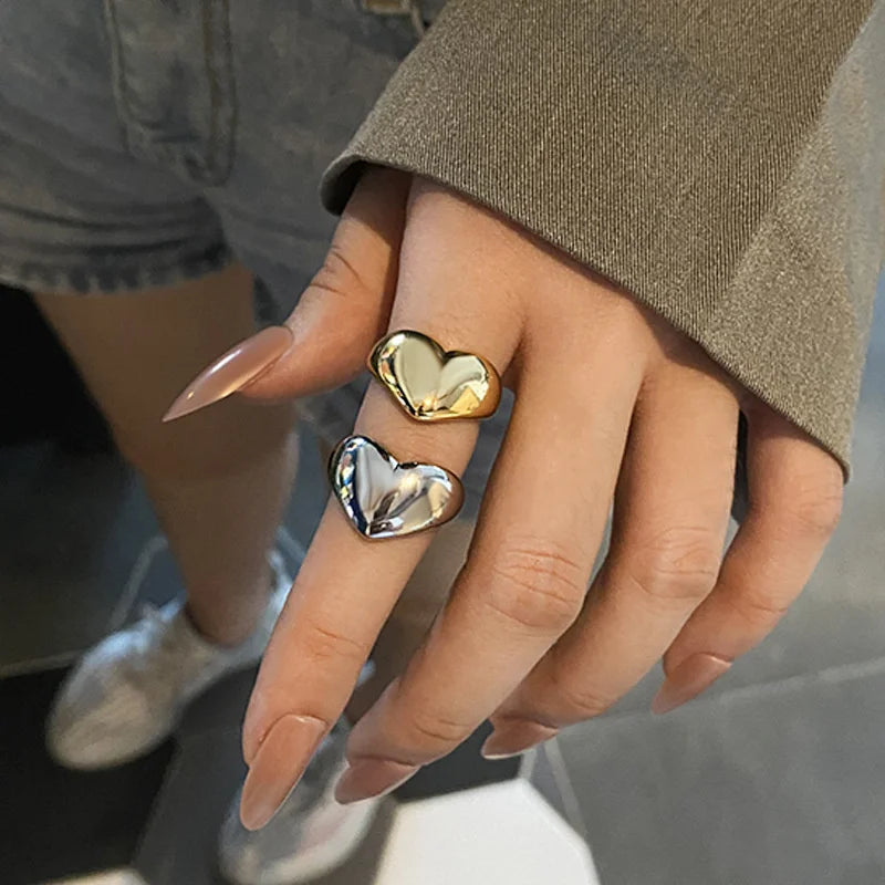 Metal Heart Ring