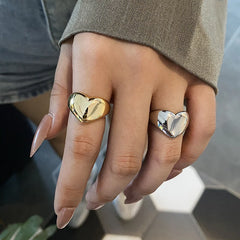 Metal Heart Ring